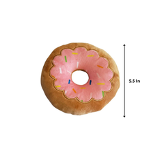 Load image into Gallery viewer, Donut Plush Dog Toy
