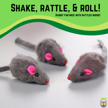 Load image into Gallery viewer, Mouse Cat Toys (12 Pack)
