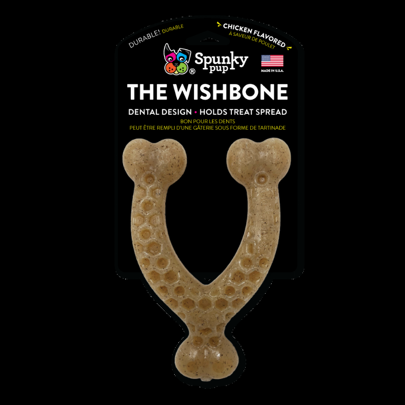 Wishbone Rubber Chew Toy